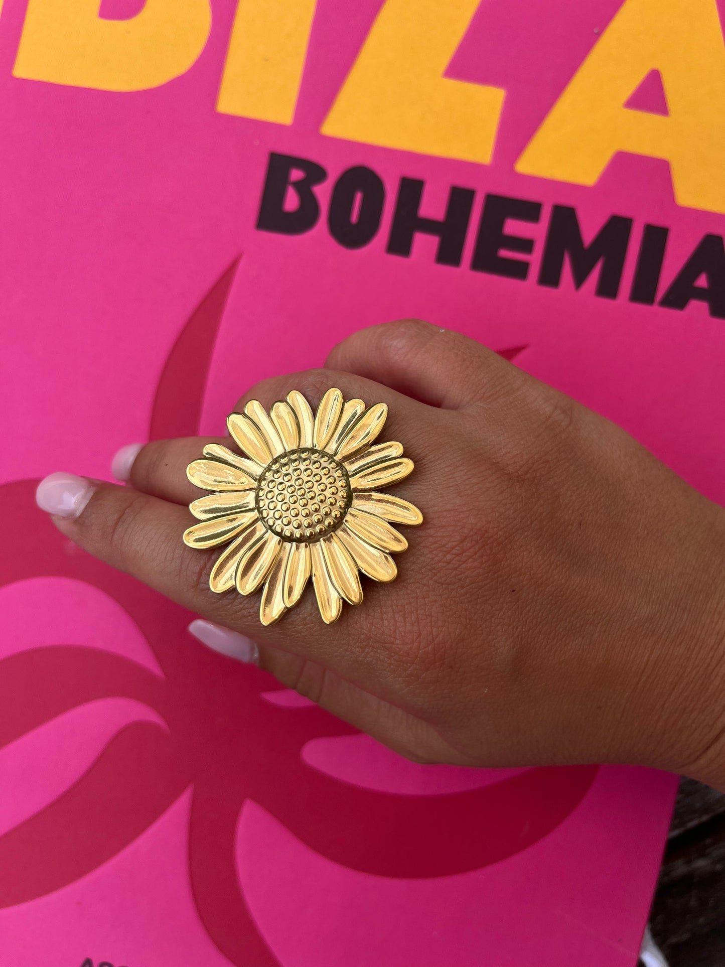 Bague Fleur de Tournesol