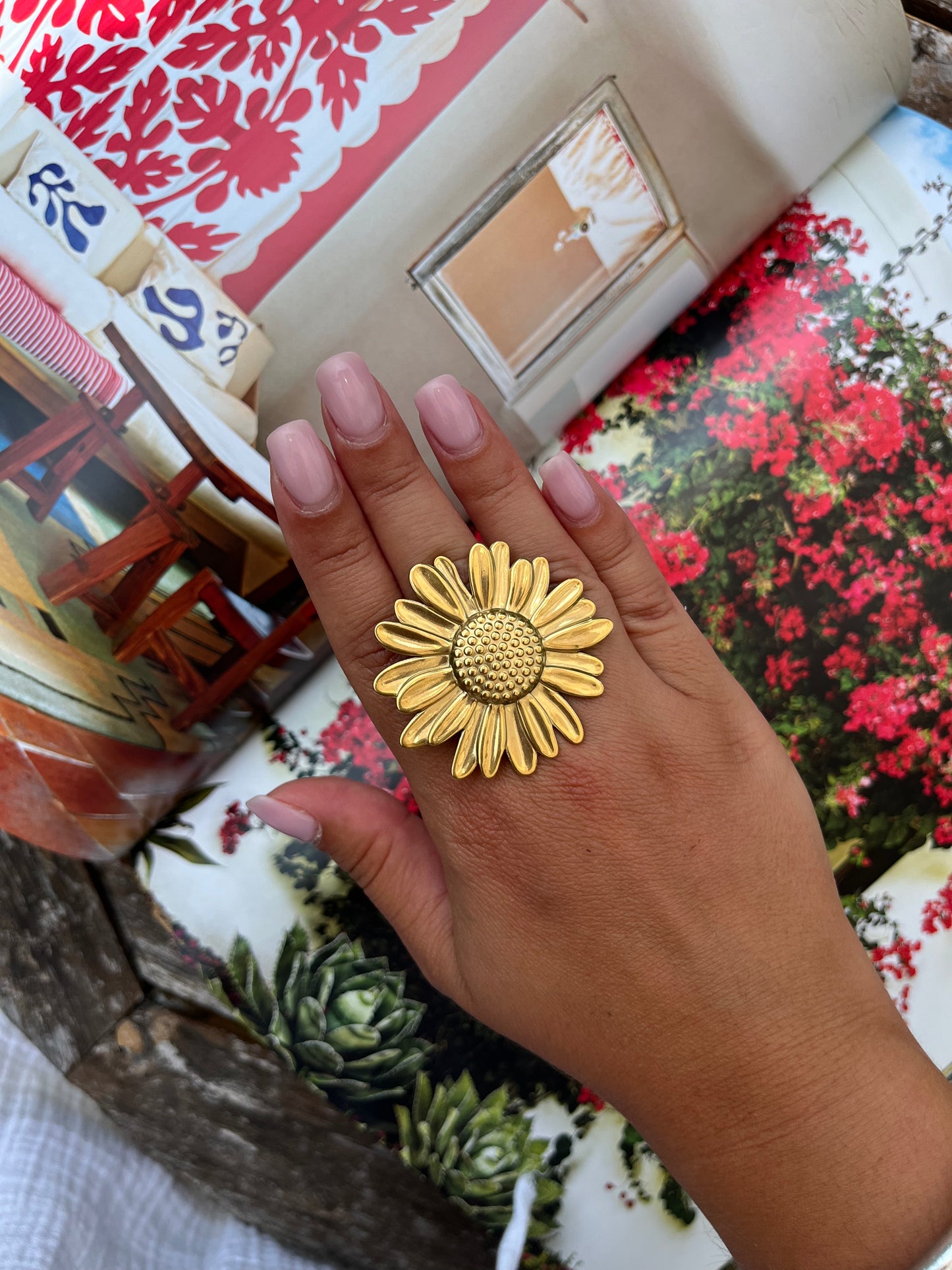 Bague Fleur de Tournesol