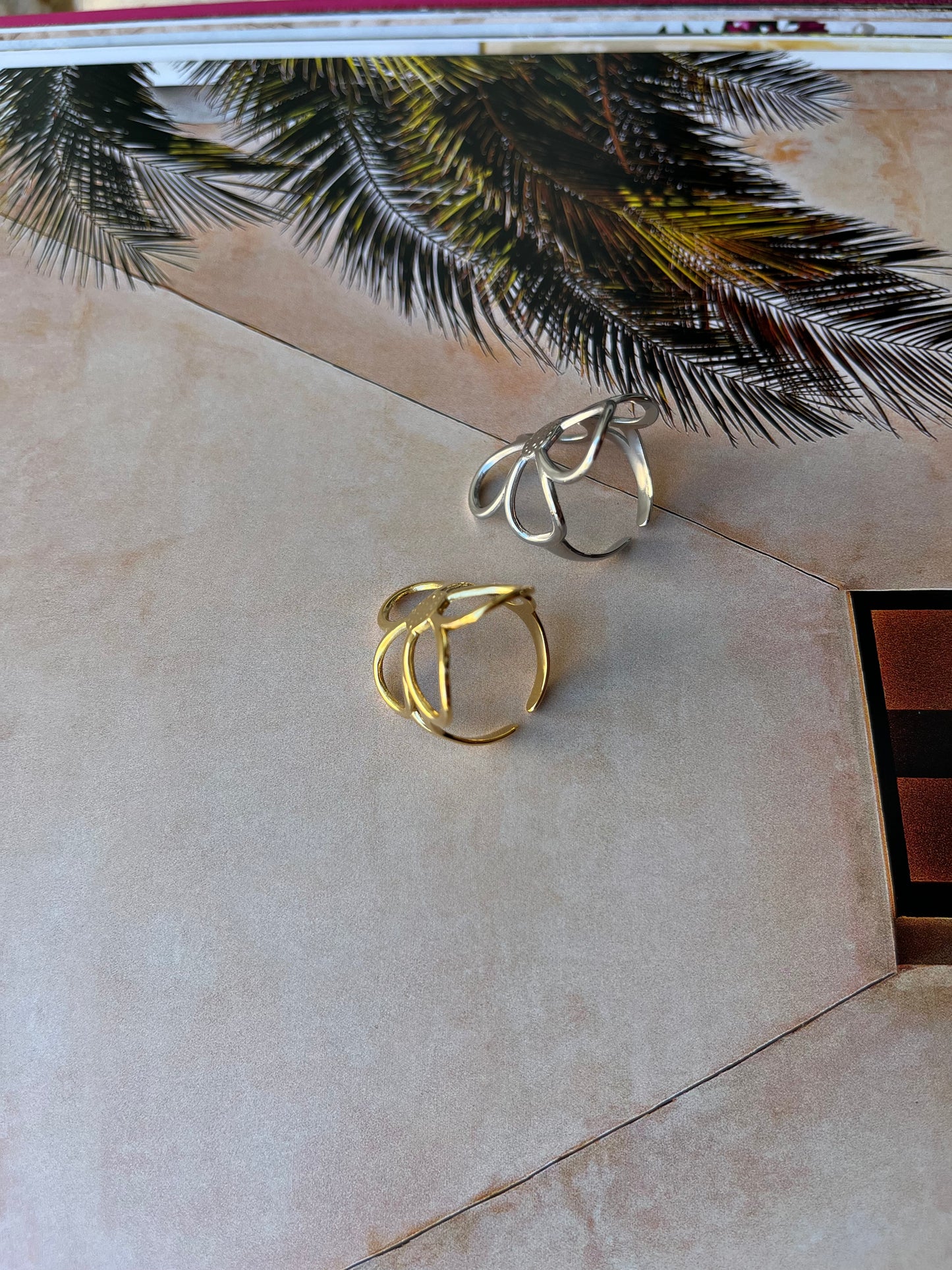 Bague Marguerite Fleur dorée