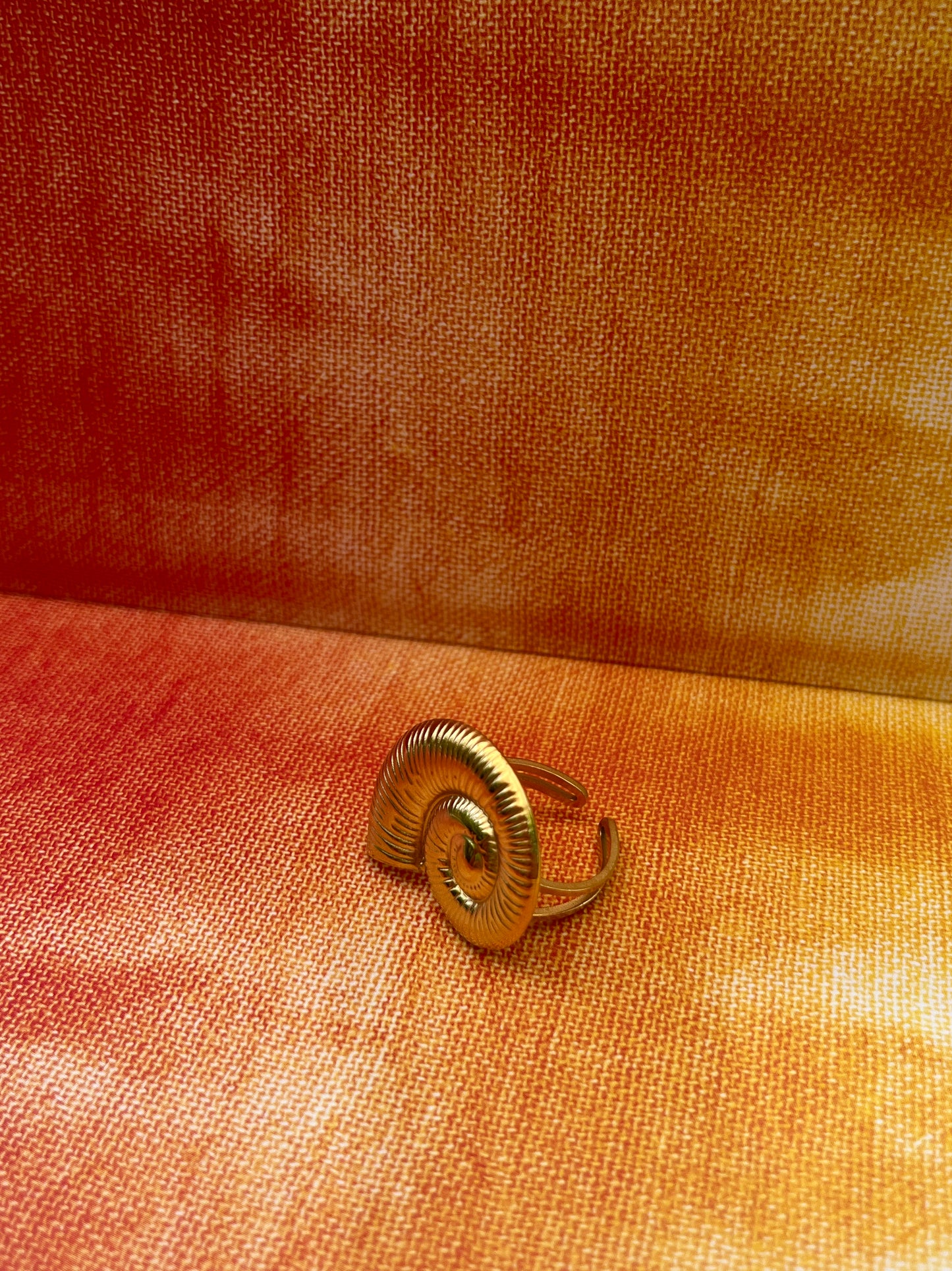 Bague Escargot coquillage