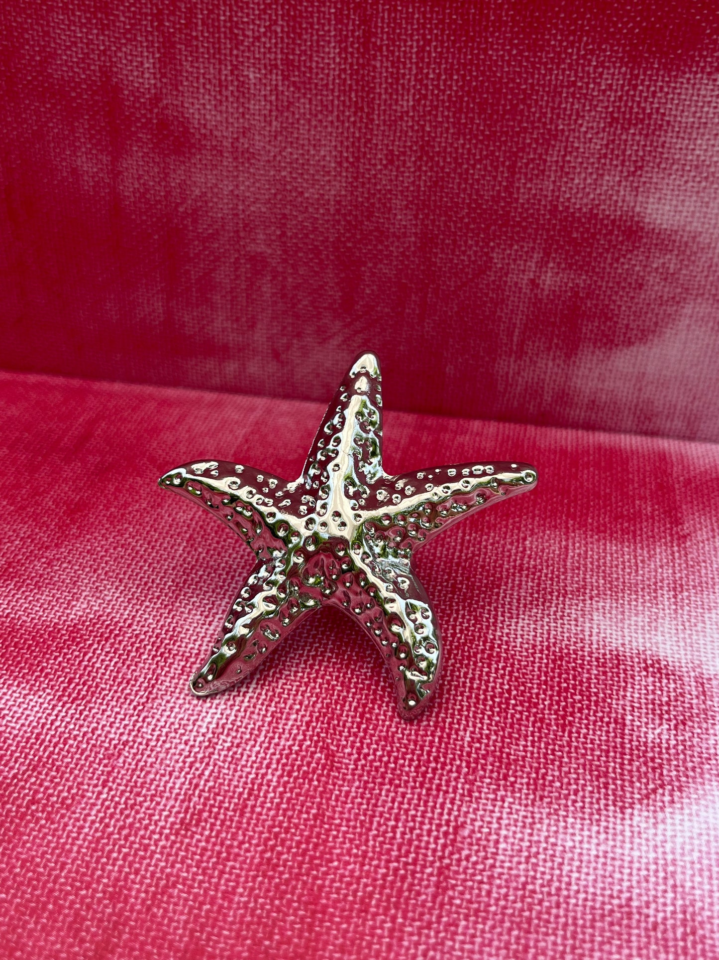 Bague Étoile de mer argentée