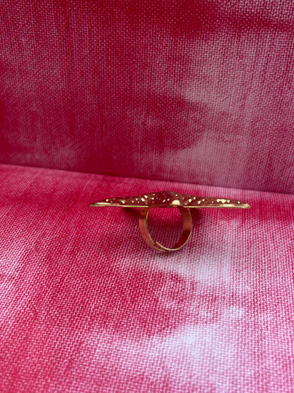 Bague Étoile de mer dorée
