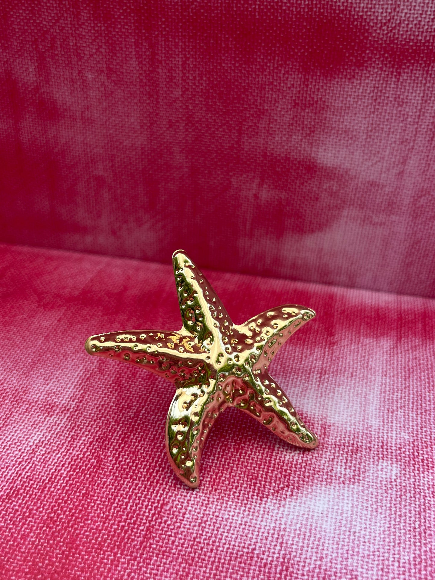 Bague Étoile de mer dorée