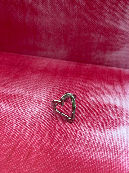 Bague Love Coeur argentée