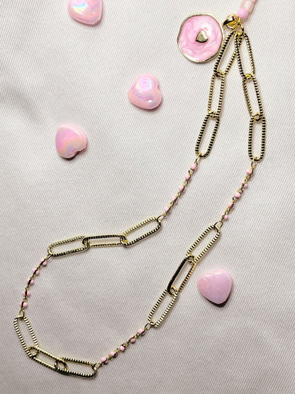 Bijoux de téléphone Bubble-gum pink